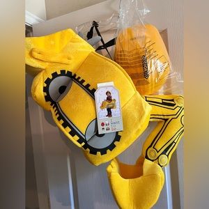 Excavator toddler costume